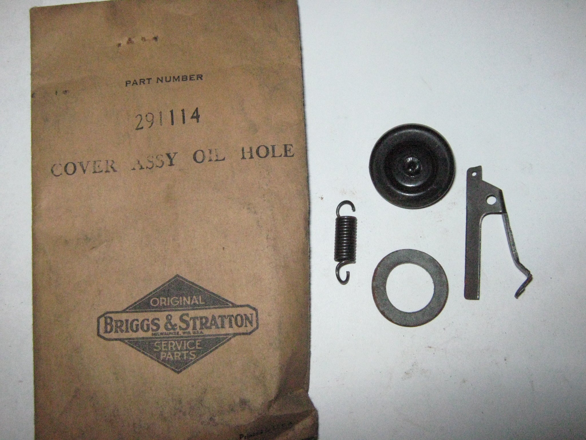 291114 Briggs Engine Oil Hole Cover Assembly