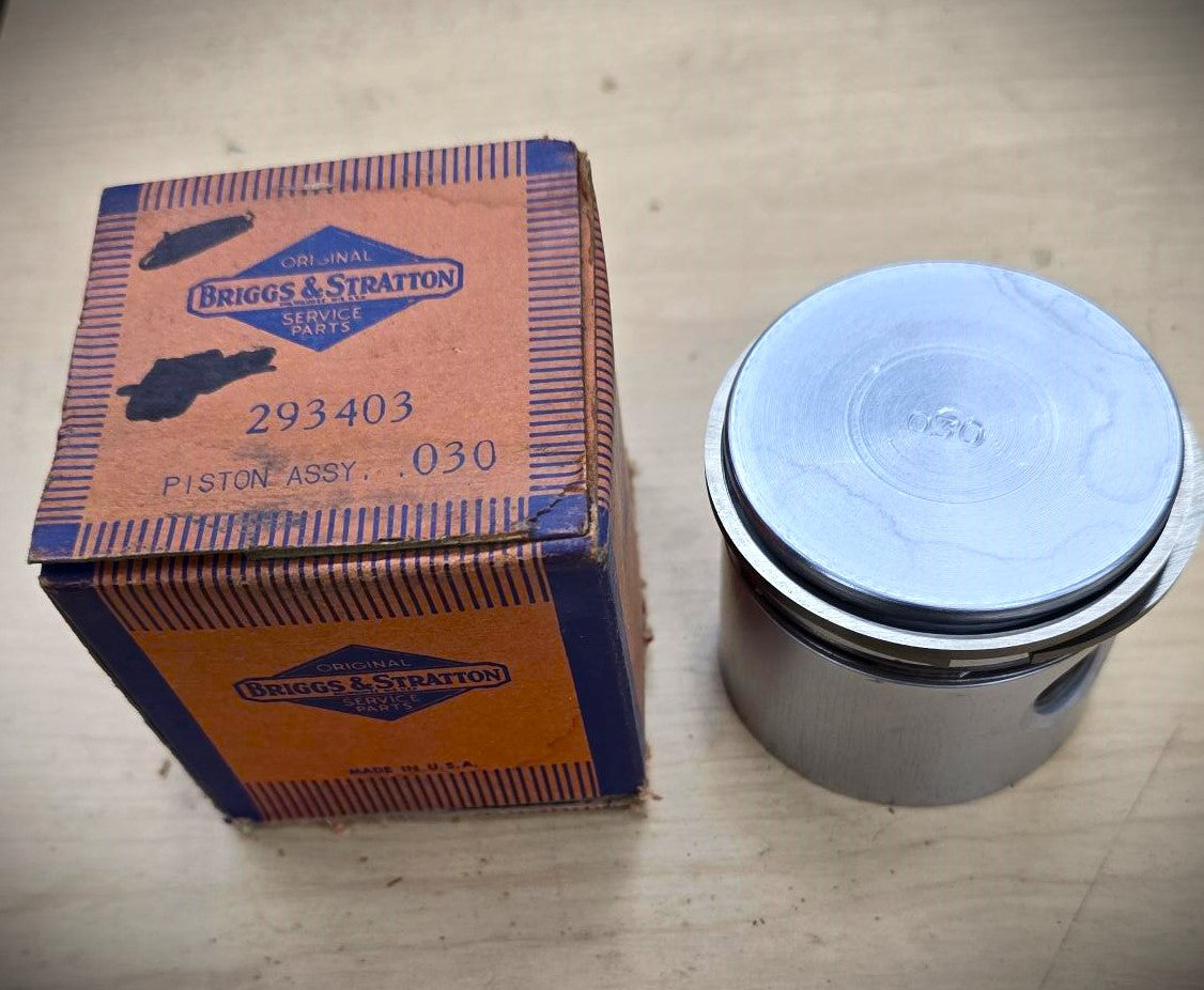 293403 NOS Piston & Rings .030 Oversize