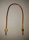 64499 Copper Gas Gasoline Fuel Pipe with Nuts and Ferrules 12 inches