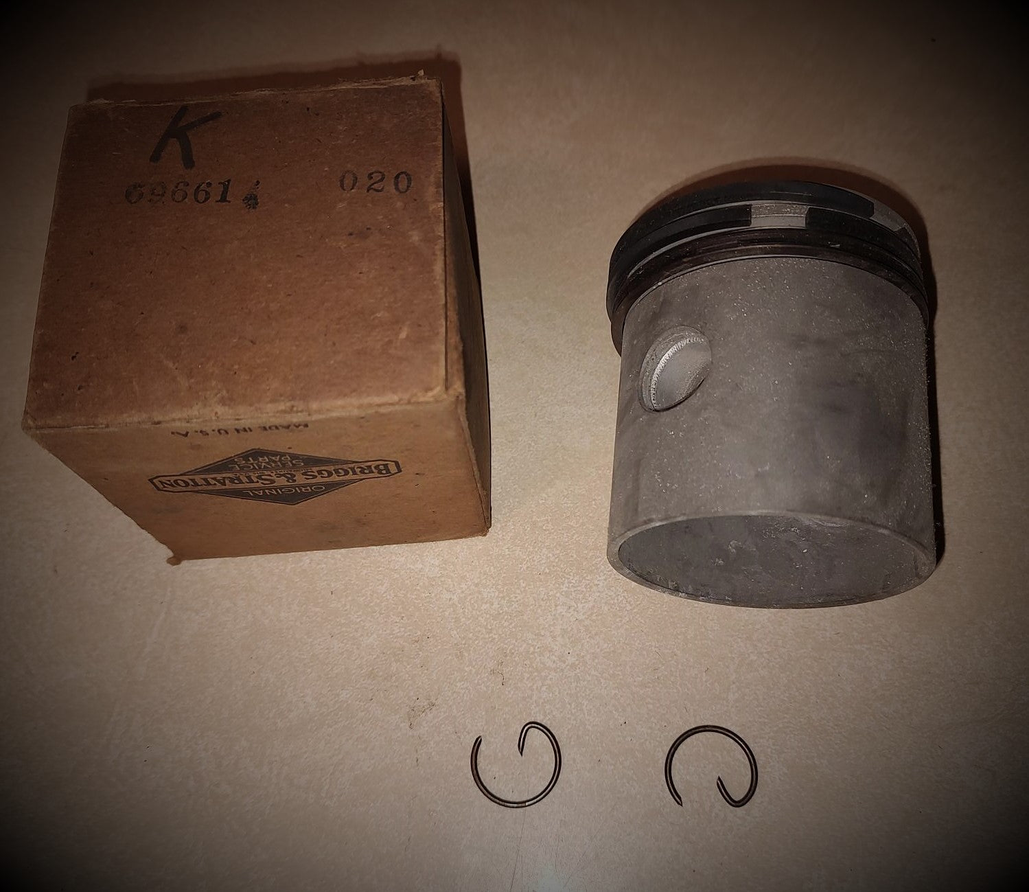 69661 Piston & Rings Assembly .020 Oversize Model K or W