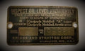 Antique Briggs Model FH Serial Tag 95986
